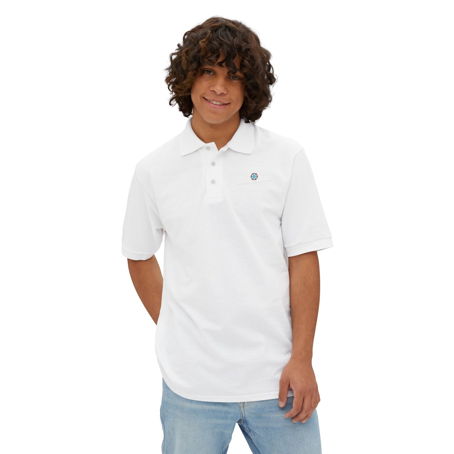 ISB Piqué Polo (White Lettering)