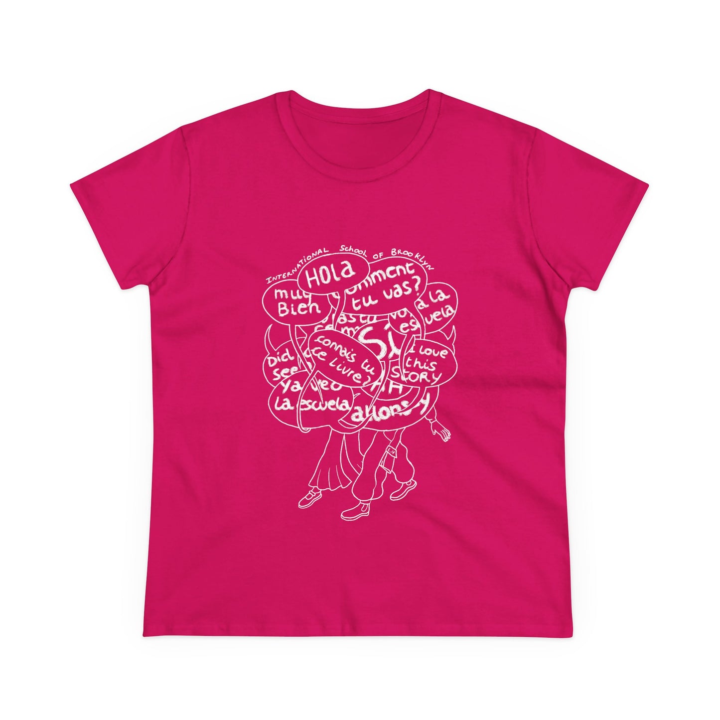 Long Walk Women's Midweight Cotton Tee
