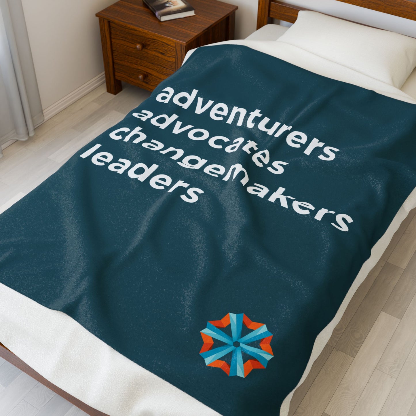 ISB Mission Velveteen Plush Blanket