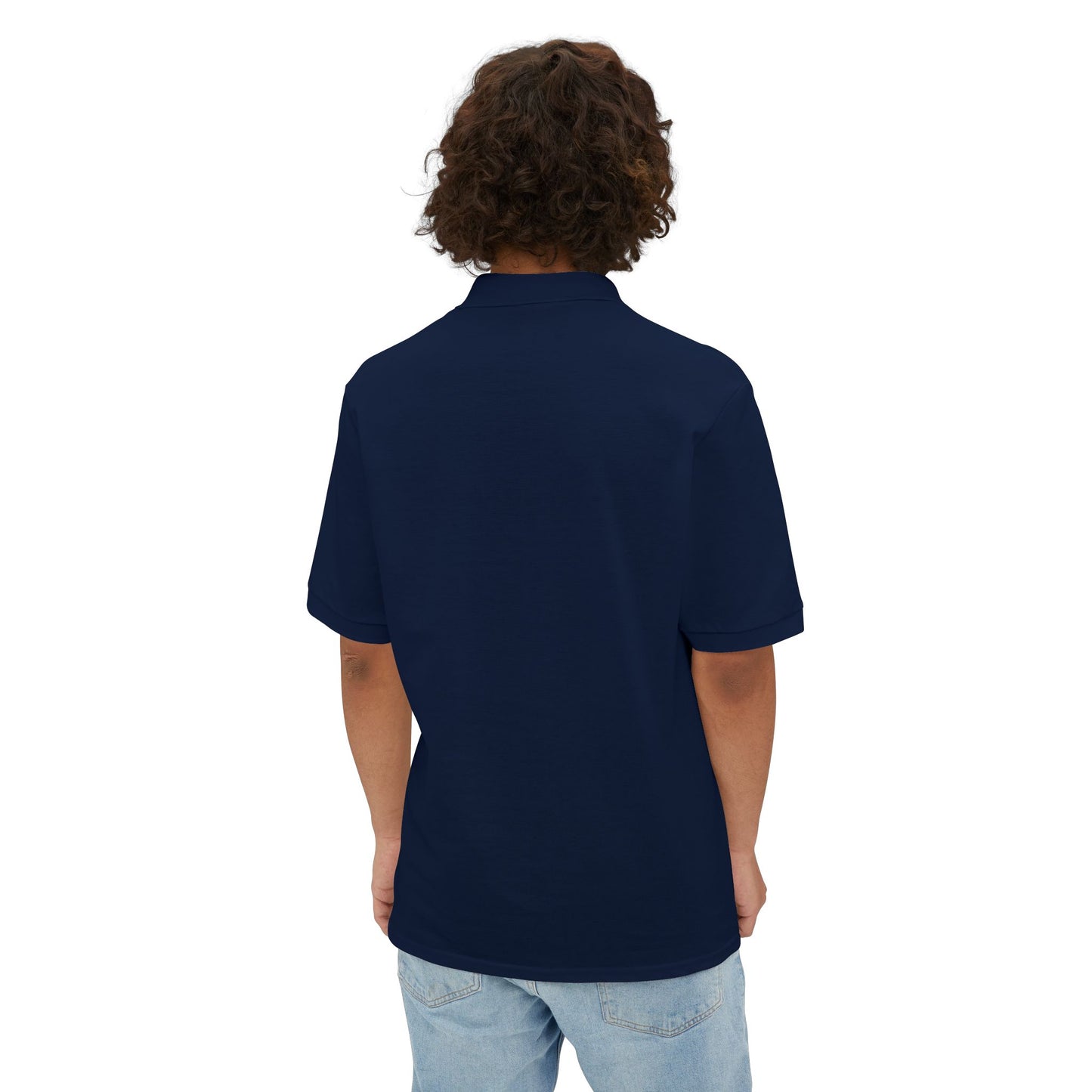 ISB Piqué Polo (White Lettering)