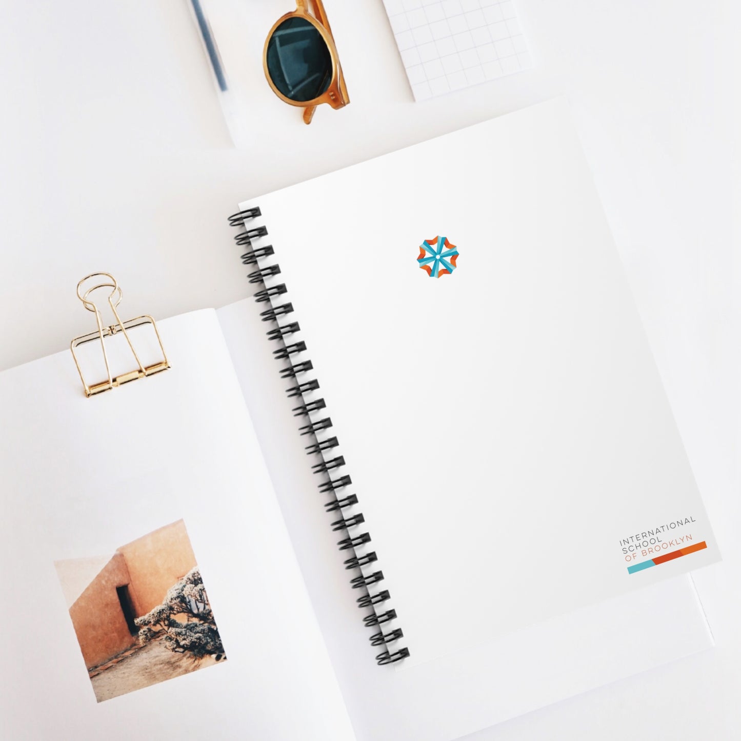 ISB Spiral Notebook - Ruled Line (White)