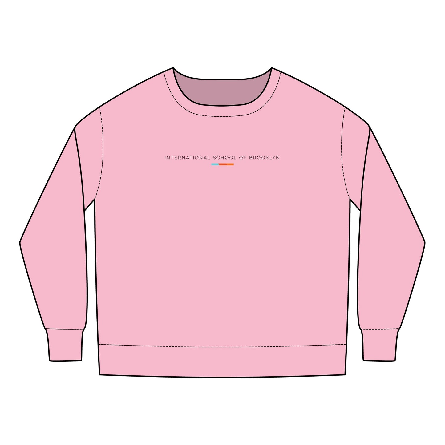 International School of Brooklyn Toddler Sweatshirt (Black Lettering)