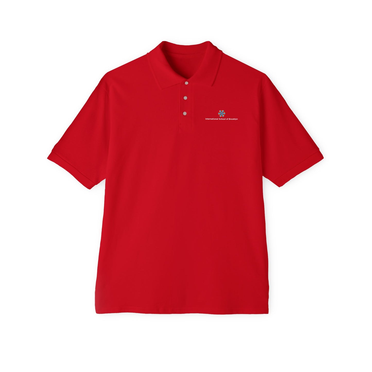 ISB Piqué Polo (White Lettering)