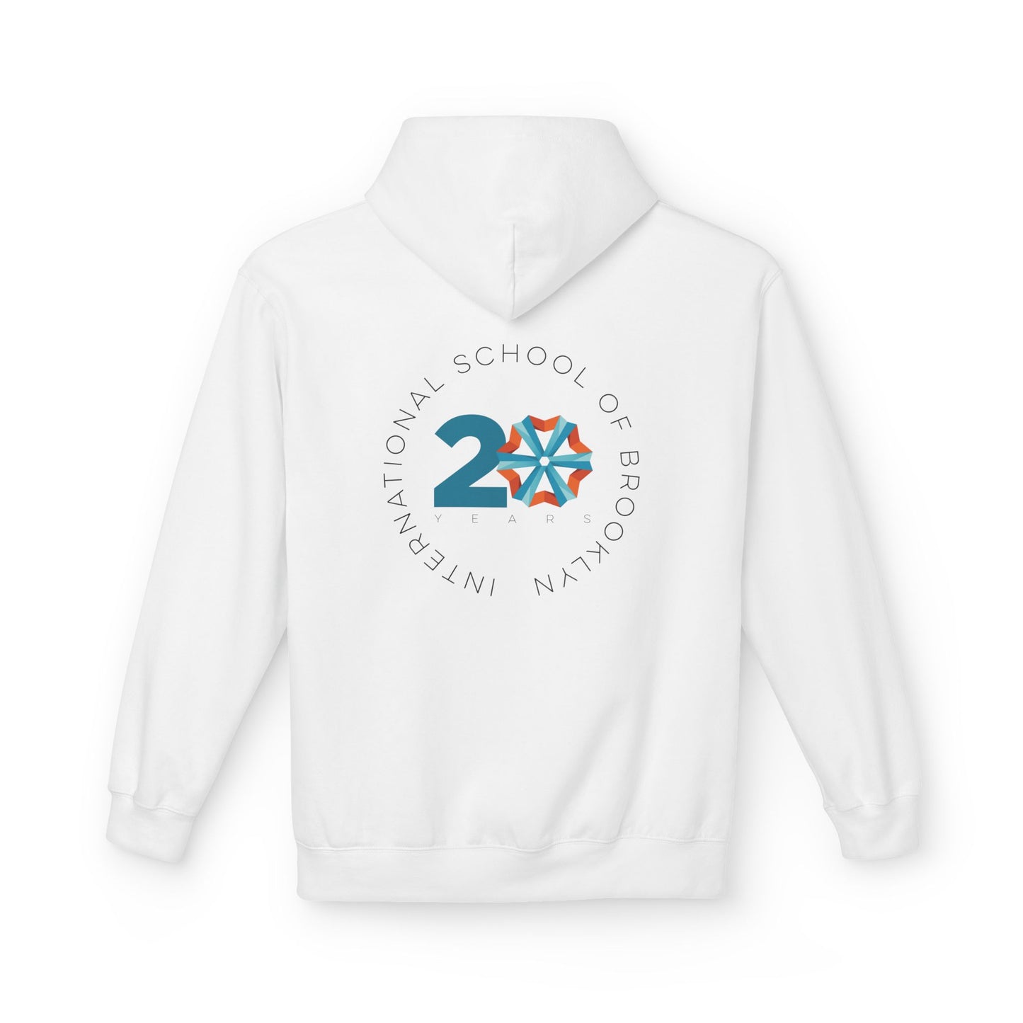 International School of Brooklyn 20th Anniversary Timeline Hoodie