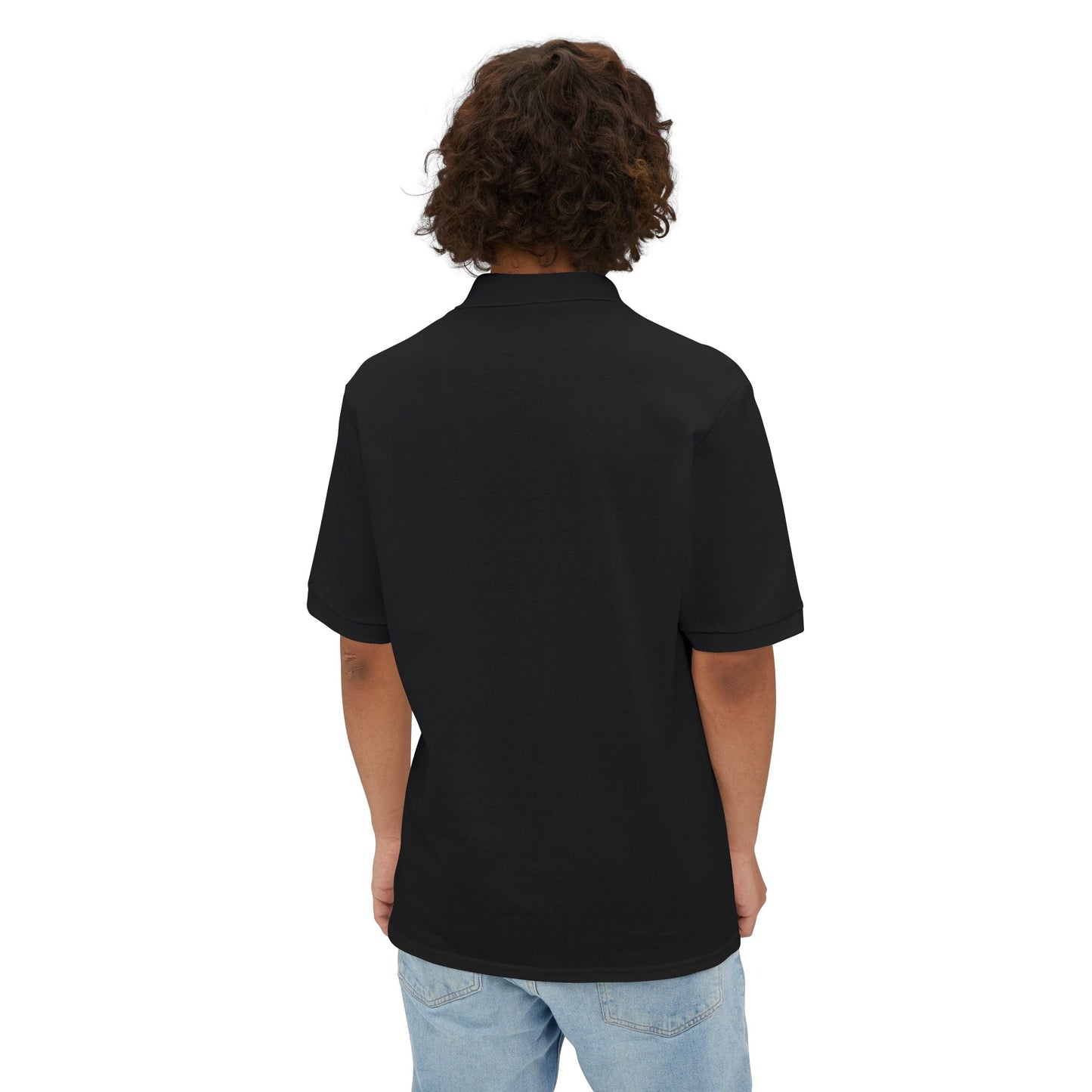 ISB Piqué Polo (White Lettering)