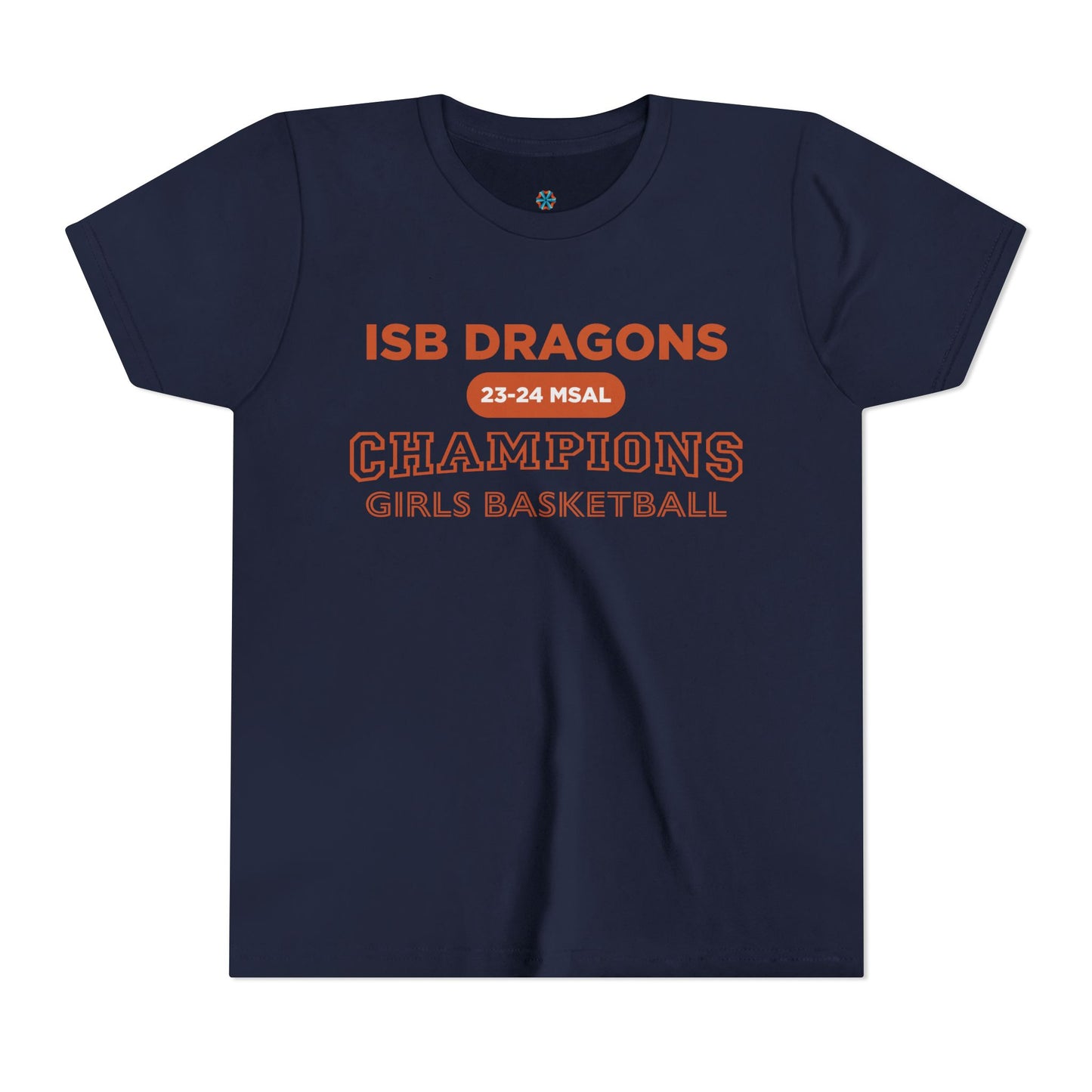 ISB Dragons Girls Basketball Championship Youth Short Sleeve Tee