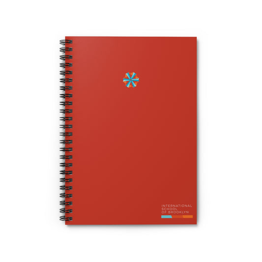 ISB Spiral Notebook - Ruled Line (Rust)