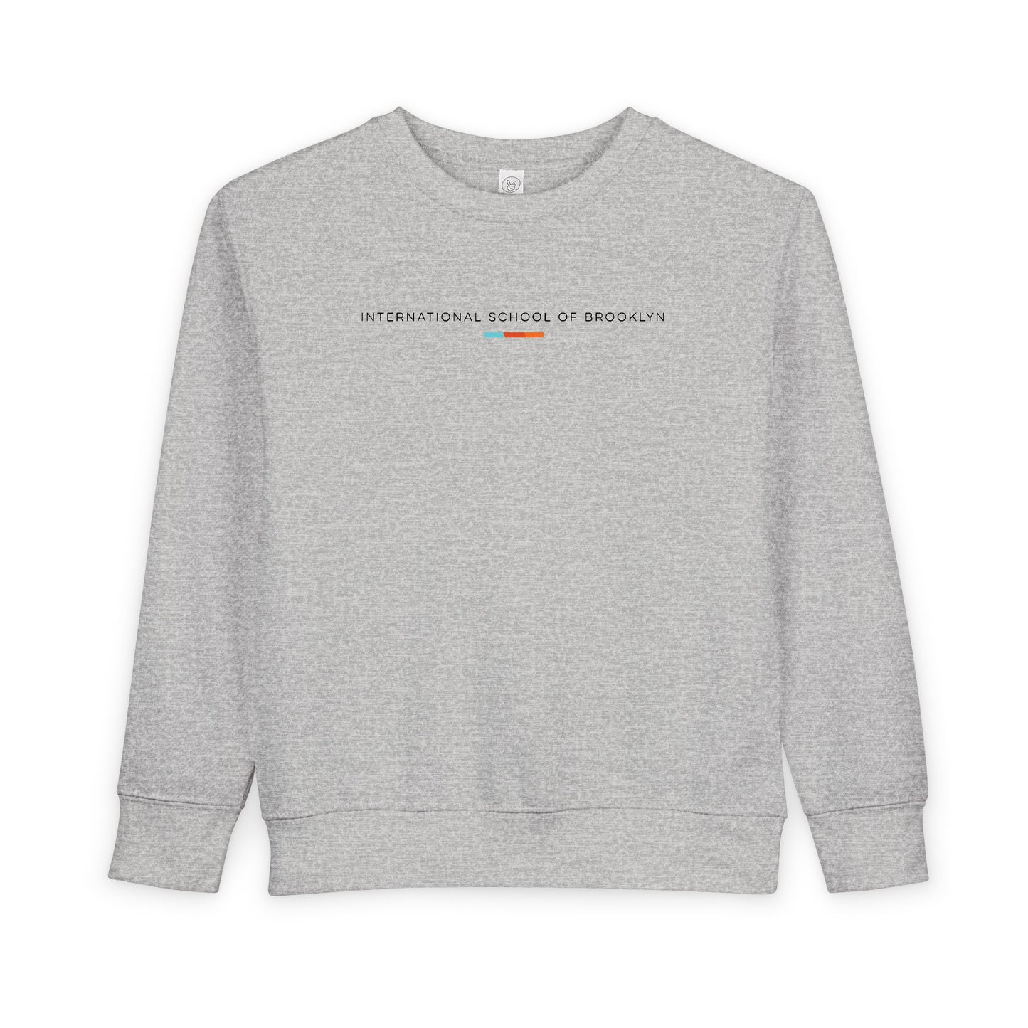 International School of Brooklyn Toddler Sweatshirt (Black Lettering)