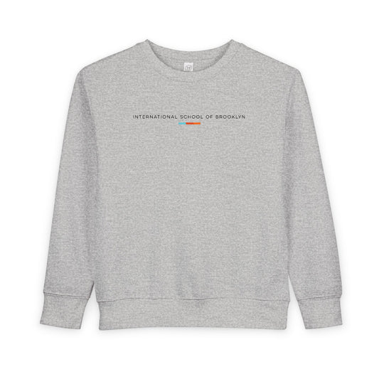 International School of Brooklyn Toddler Sweatshirt (Black Lettering)
