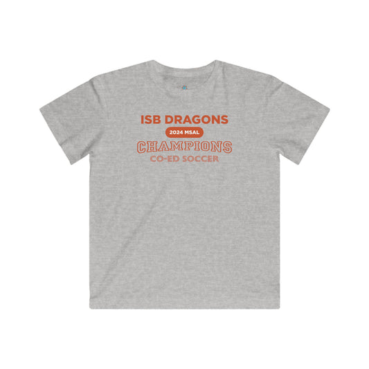 ISB Dragons Co-ed Soccer 2024 MSAL Championship Kids T-shirt