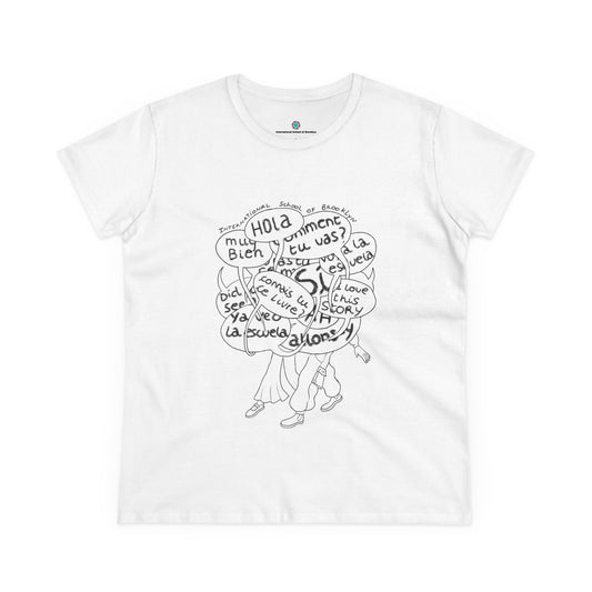 Long Walk Women's Midweight Cotton Tee