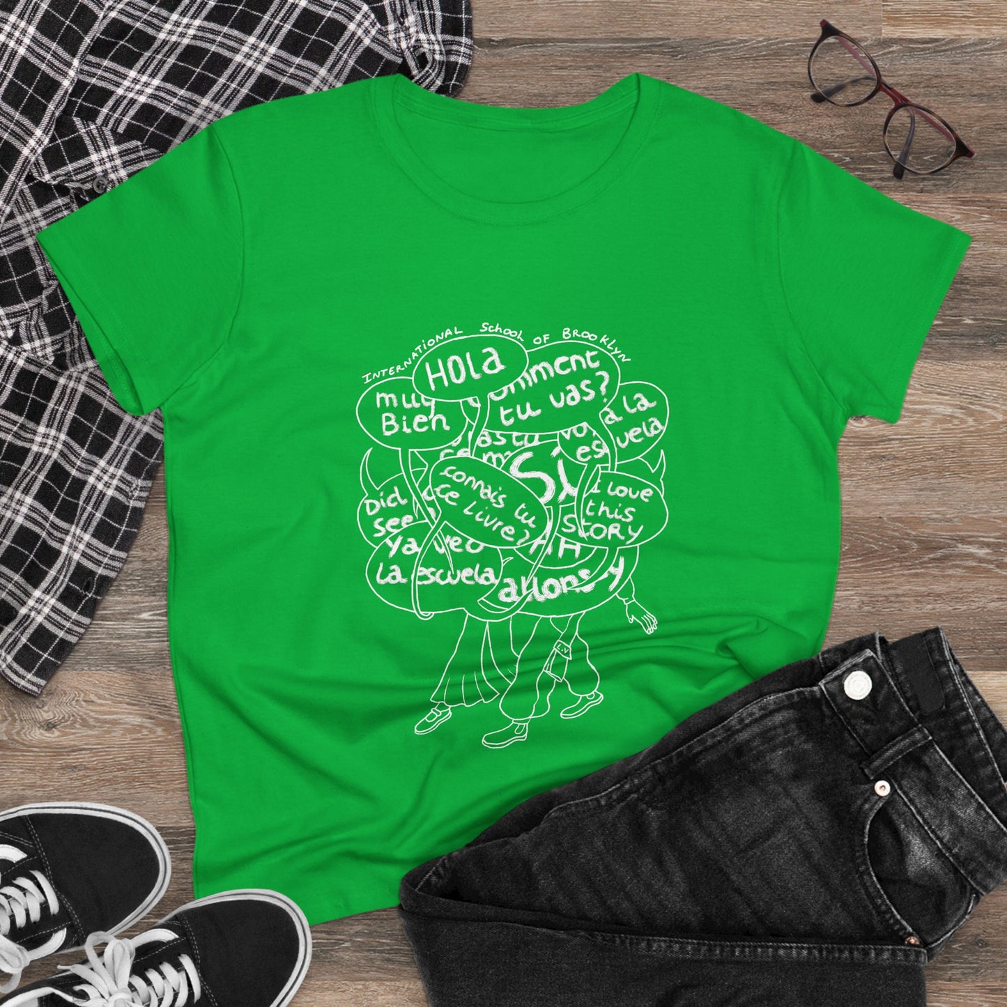 Long Walk Women's Midweight Cotton Tee