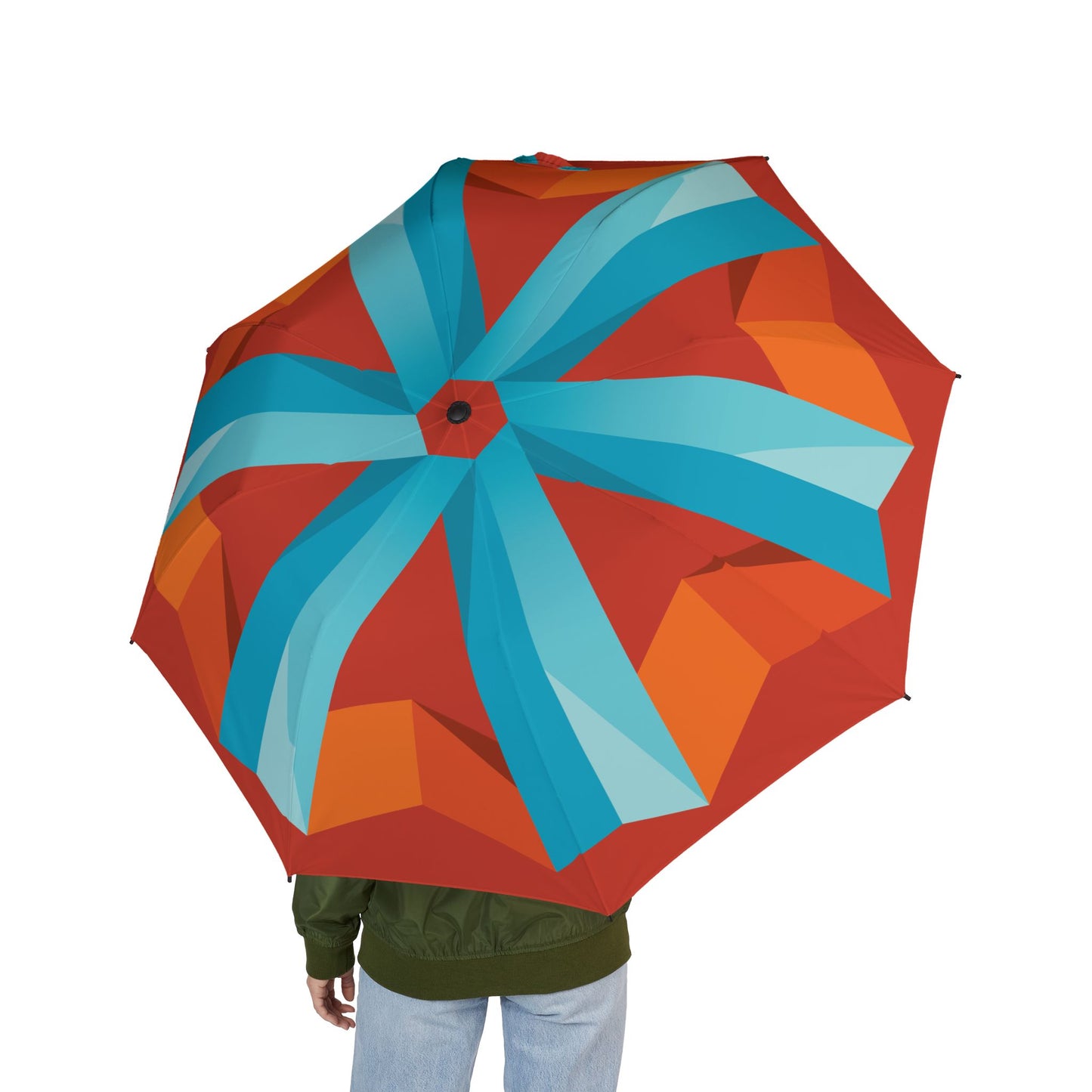 ISB Semi-Automatic Foldable Umbrella (Rust)