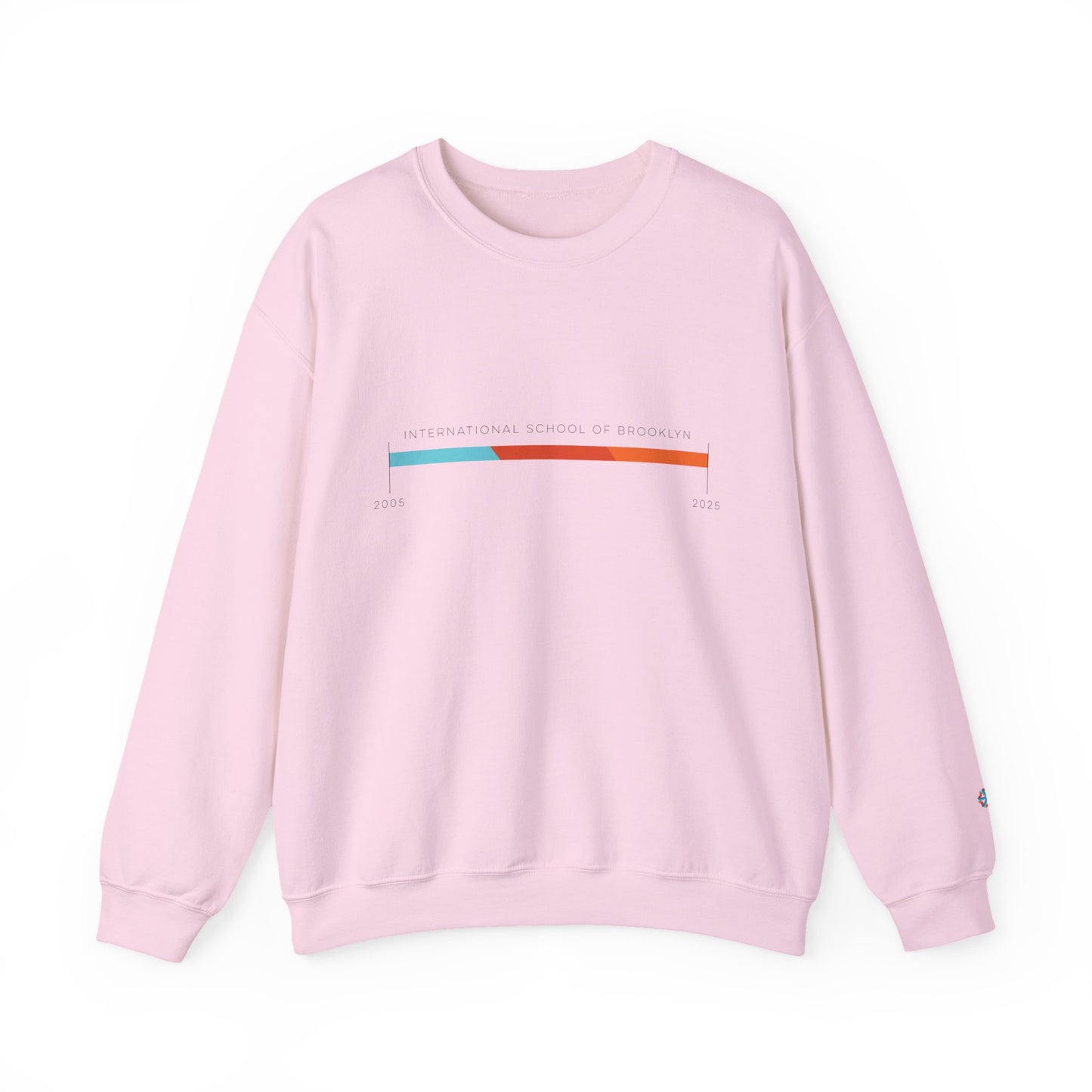 ISB's Timeline Unisex Heavy Blend Crewneck Sweatshirt (Black Lettering)