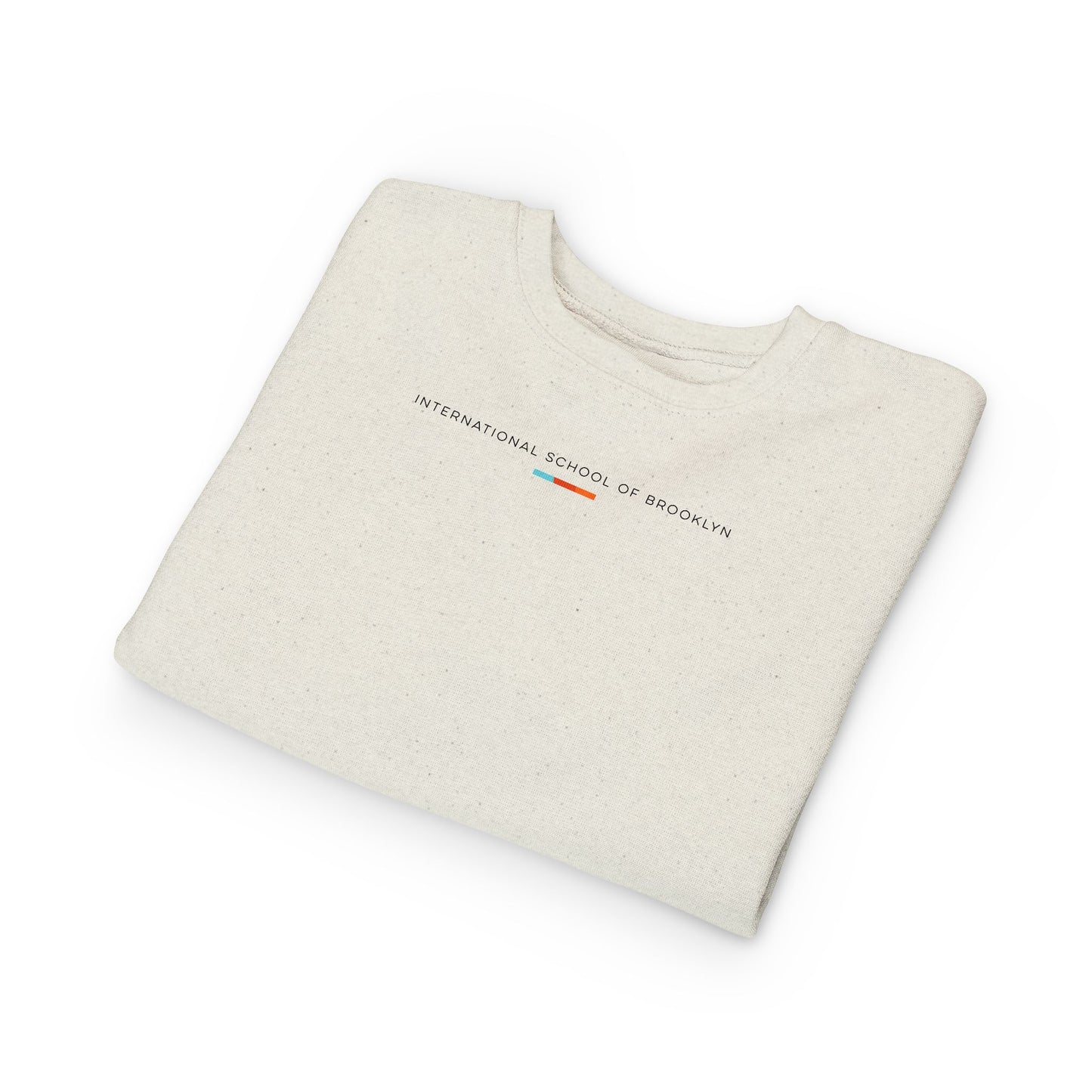 International School of Brooklyn Toddler Sweatshirt (Black Lettering)