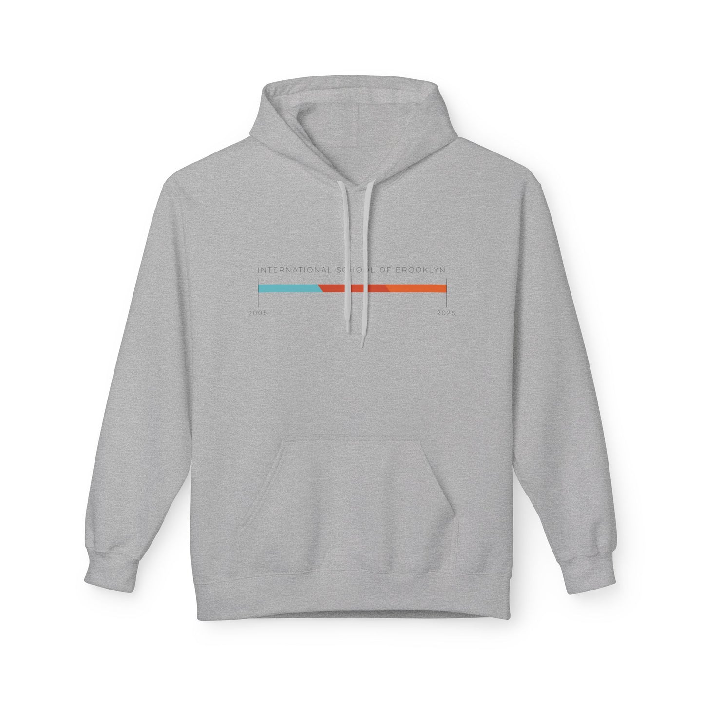 International School of Brooklyn 20th Anniversary Timeline Hoodie