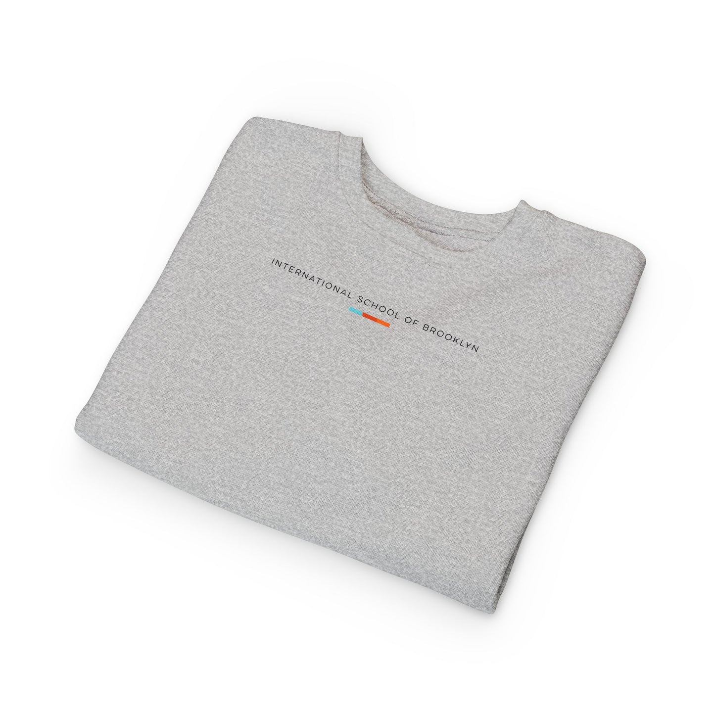 International School of Brooklyn Toddler Sweatshirt (Black Lettering)
