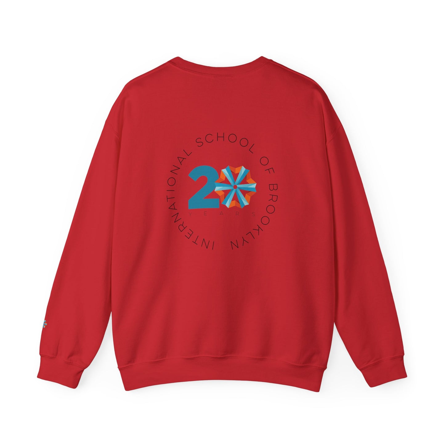 ISB's Timeline Unisex Heavy Blend Crewneck Sweatshirt (Black Lettering)