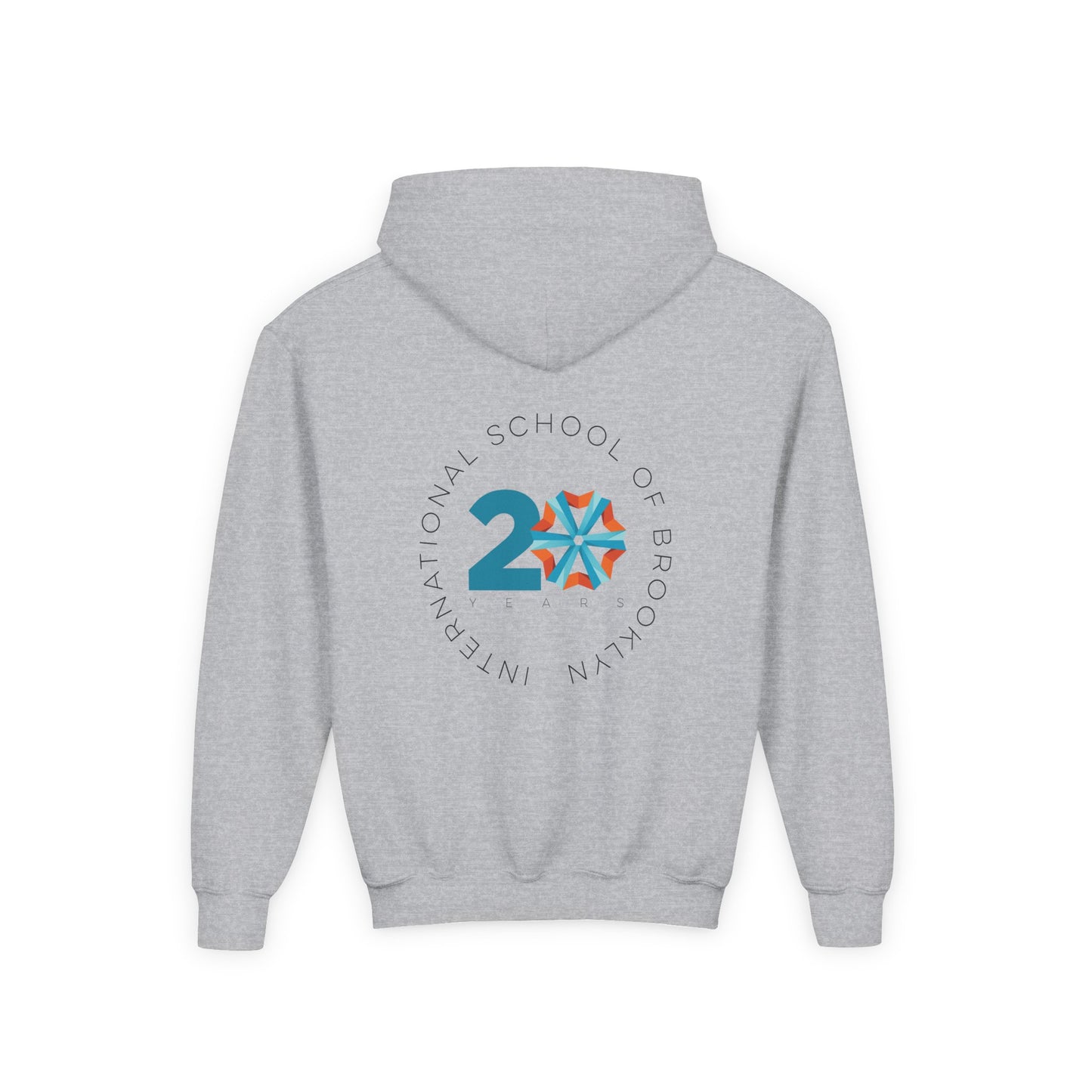Youth Hoodie International School of Brooklyn 20 Years Celebration Timeline