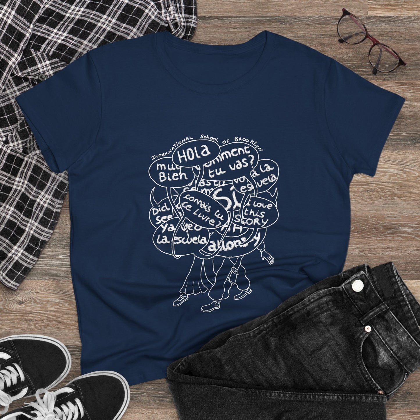 Long Walk Women's Midweight Cotton Tee