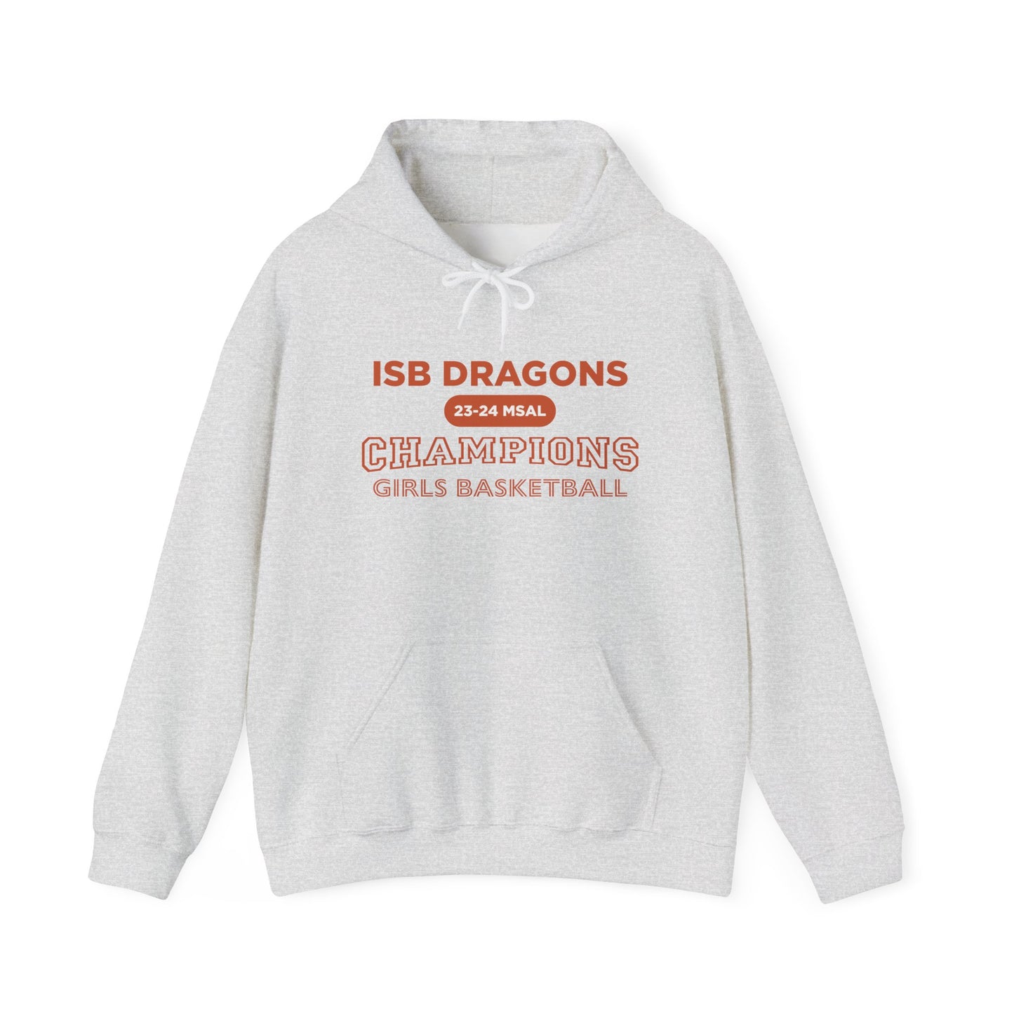 ISB Dragons Girls Basketball Champions 23-24 MSAL Unisex Heavy Blend™ Hooded Sweatshirt