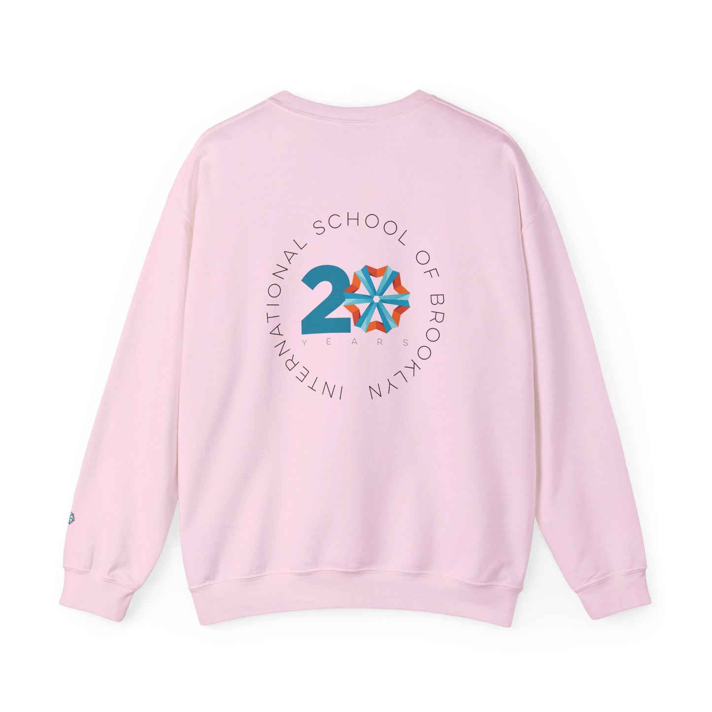 ISB's Timeline Unisex Heavy Blend Crewneck Sweatshirt (Black Lettering)