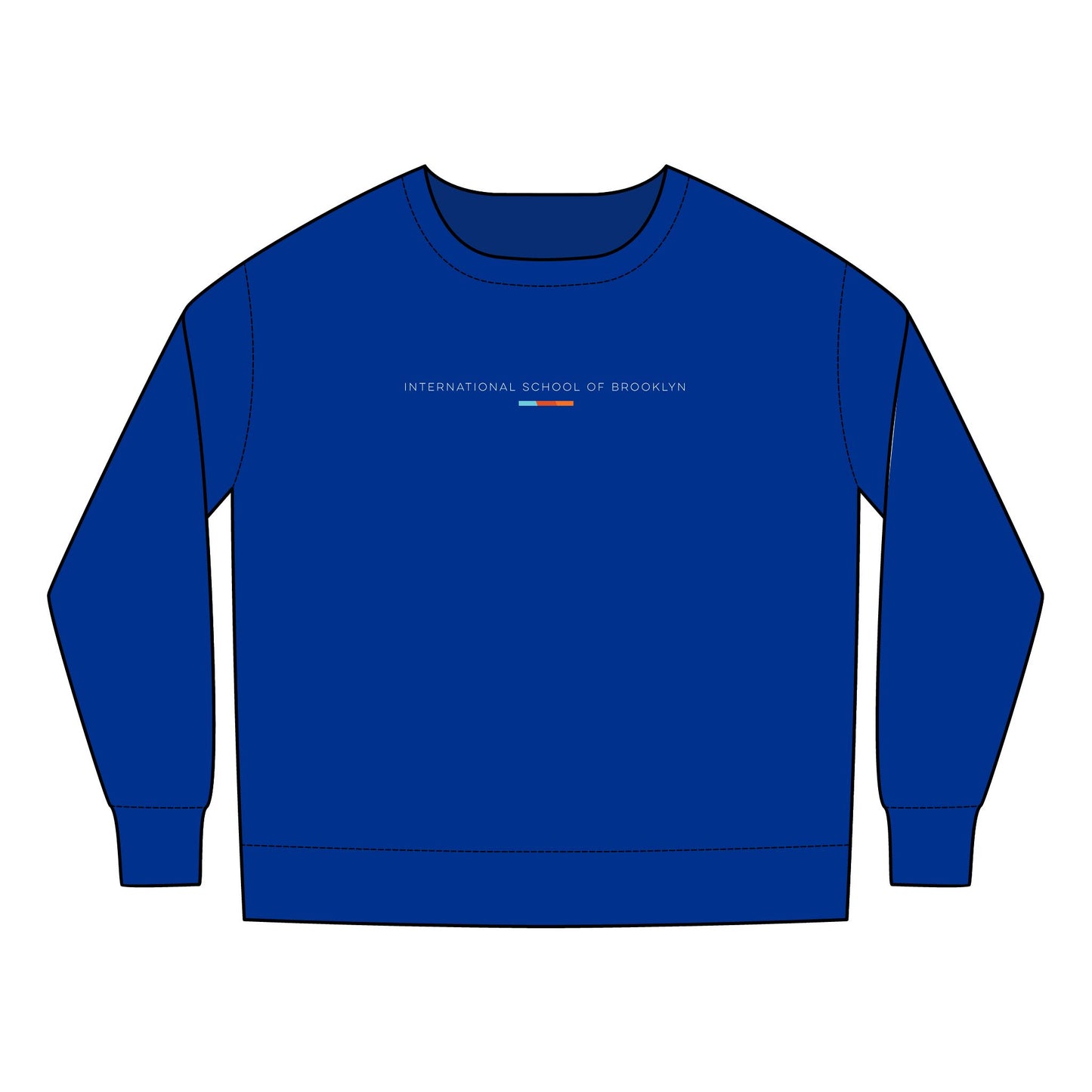 International School of Brooklyn Toddler Sweatshirt (White Lettering)