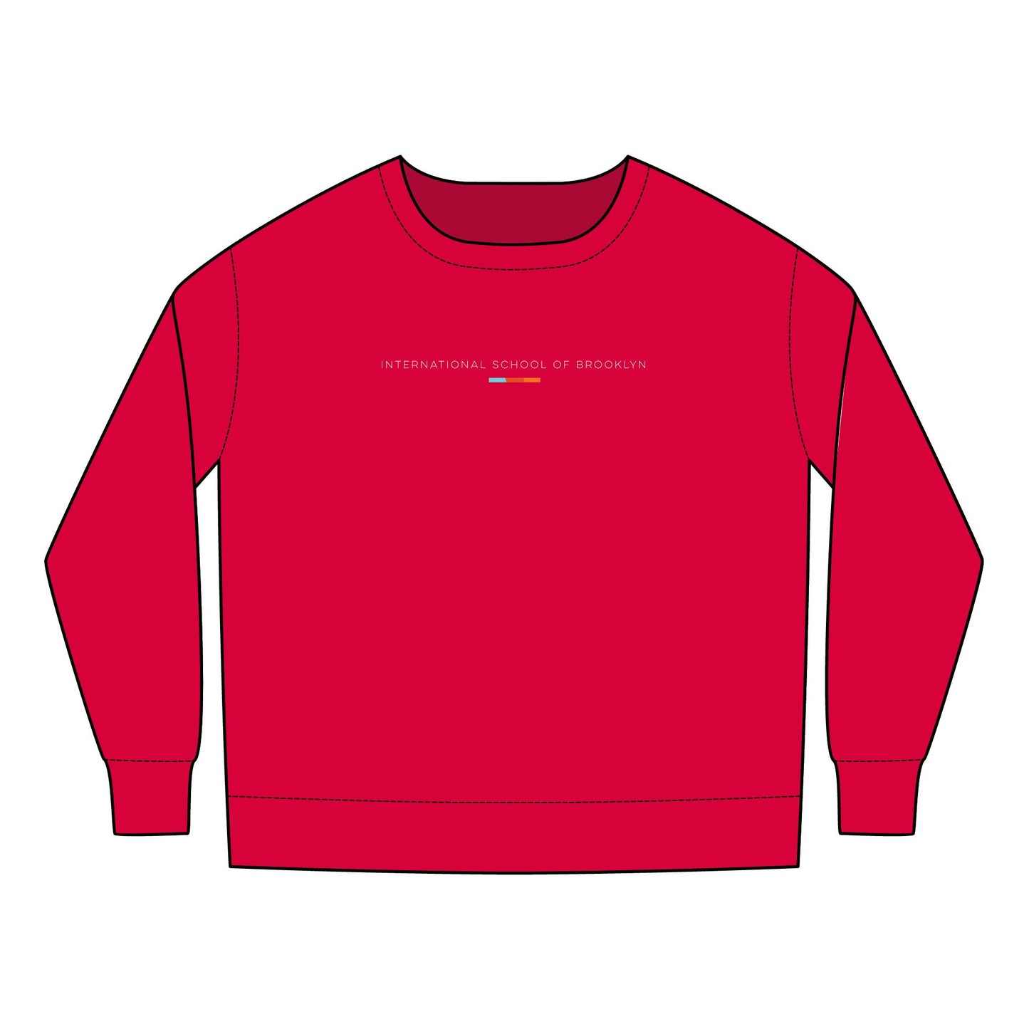 International School of Brooklyn Toddler Sweatshirt (White Lettering)