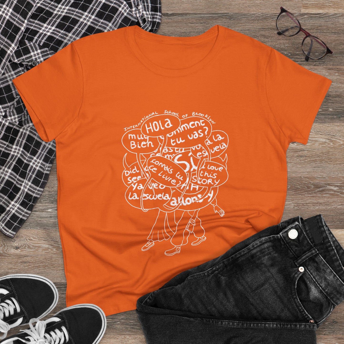 Long Walk Women's Midweight Cotton Tee