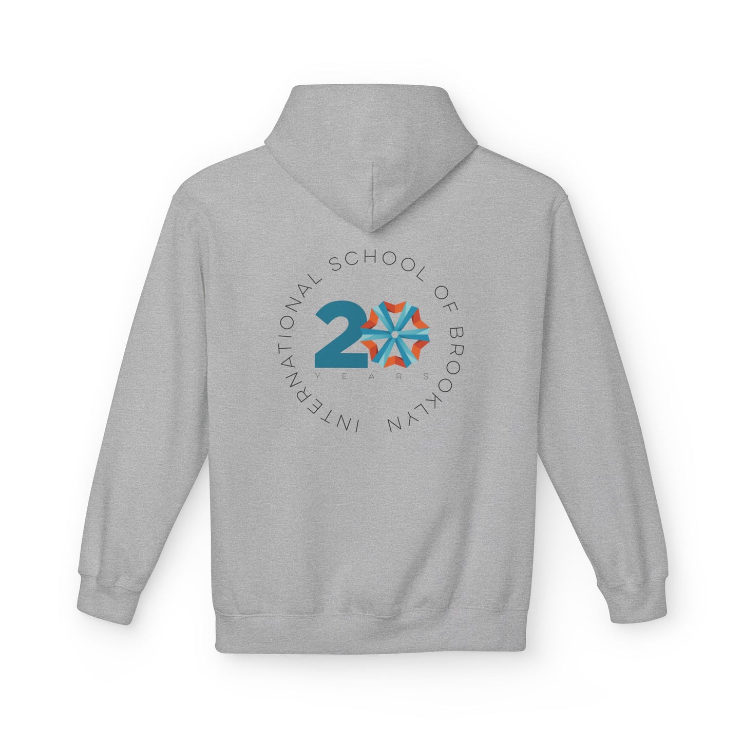International School of Brooklyn 20th Anniversary Timeline Hoodie