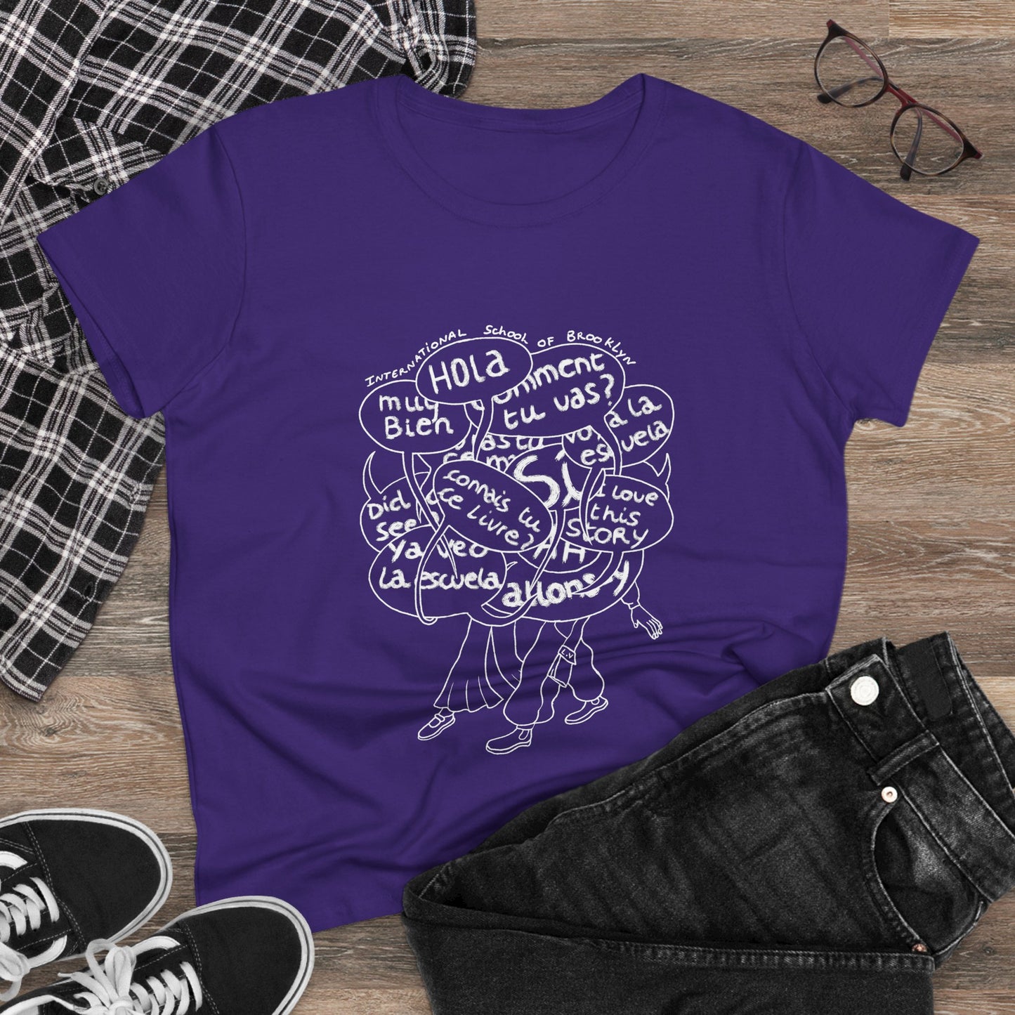Long Walk Women's Midweight Cotton Tee