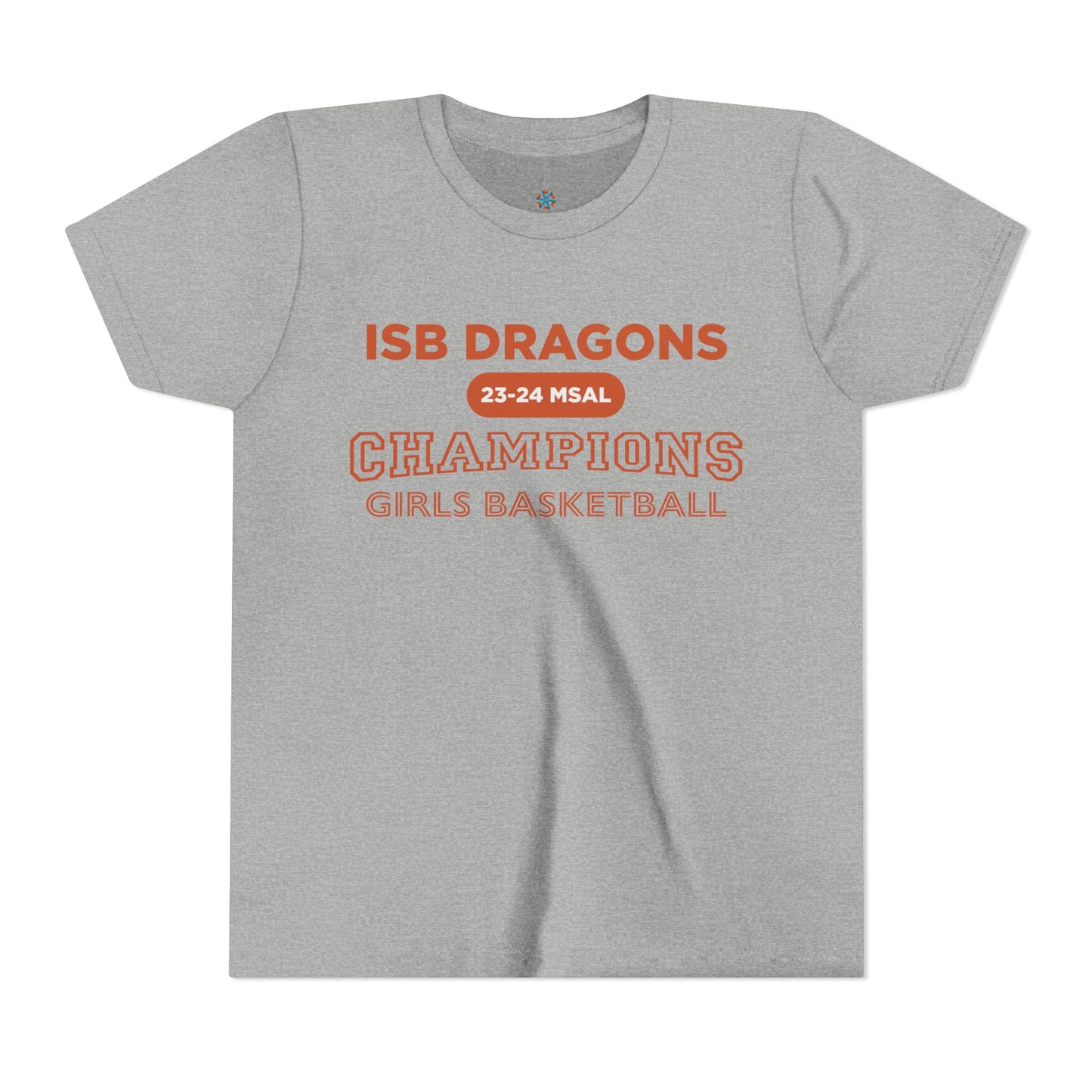 ISB Dragons Girls Basketball Championship Youth Short Sleeve Tee