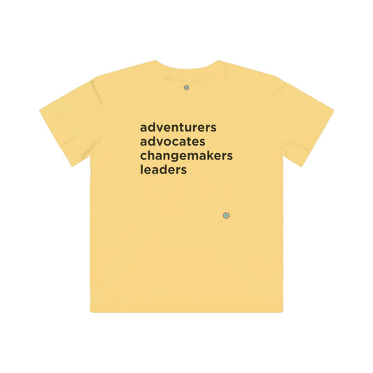 ISB Mission Kids Fine Jersey Tee (Black Lettering)