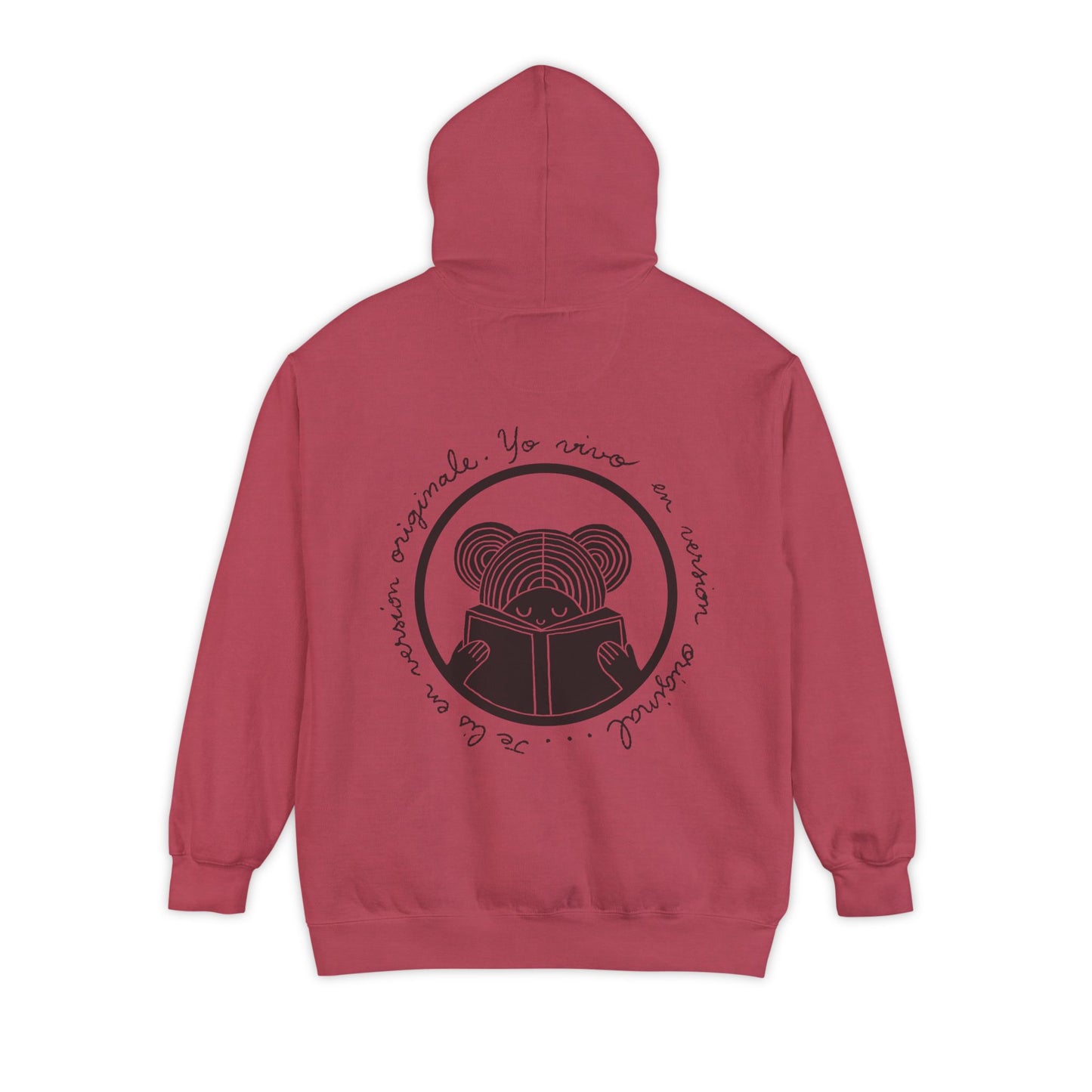 Lost in a Book Unisex Garment-Dyed Hoodie